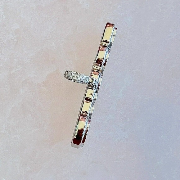 Hip Hop Iced Sexy Queen Pendant 925 Silver Rhodium Plated - Picture 4 of 6